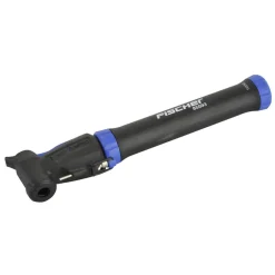 Hot Fischer Bikes Mini-Pumpe mit Doppelhub reversibel silber