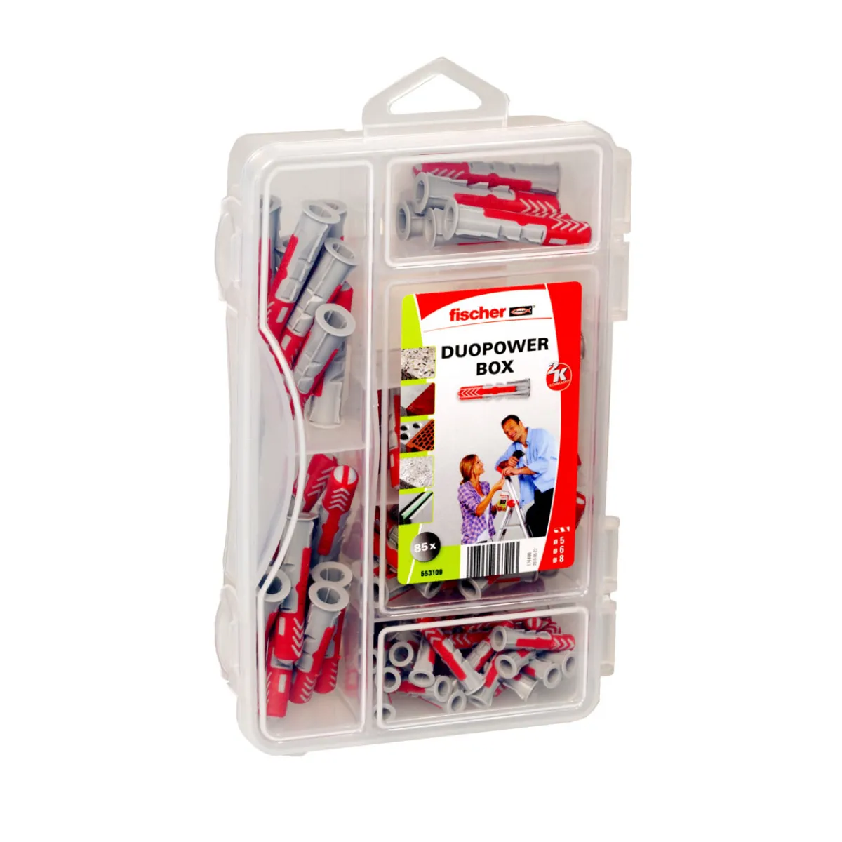Outlet Fischer Dübel-Box Duopower Mini 85-teilig