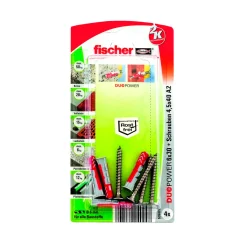 Online Fischer Dübel DuoPower 6 x 30 S Schraube nicht rostender Stahl A2 4 Stück