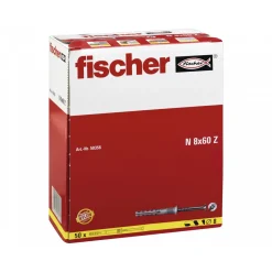 Online Fischer Nageldübel 8 x 60/20 mm Senkkopf 50 Stück