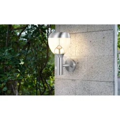 Hot Flector Garten LED-Außenwandleuchte Nina mit Bewegungsmelder silber