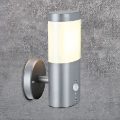 Outlet Flector Garten LED-Außenwandleuchte Mira mit Bewegungsmelder grau
