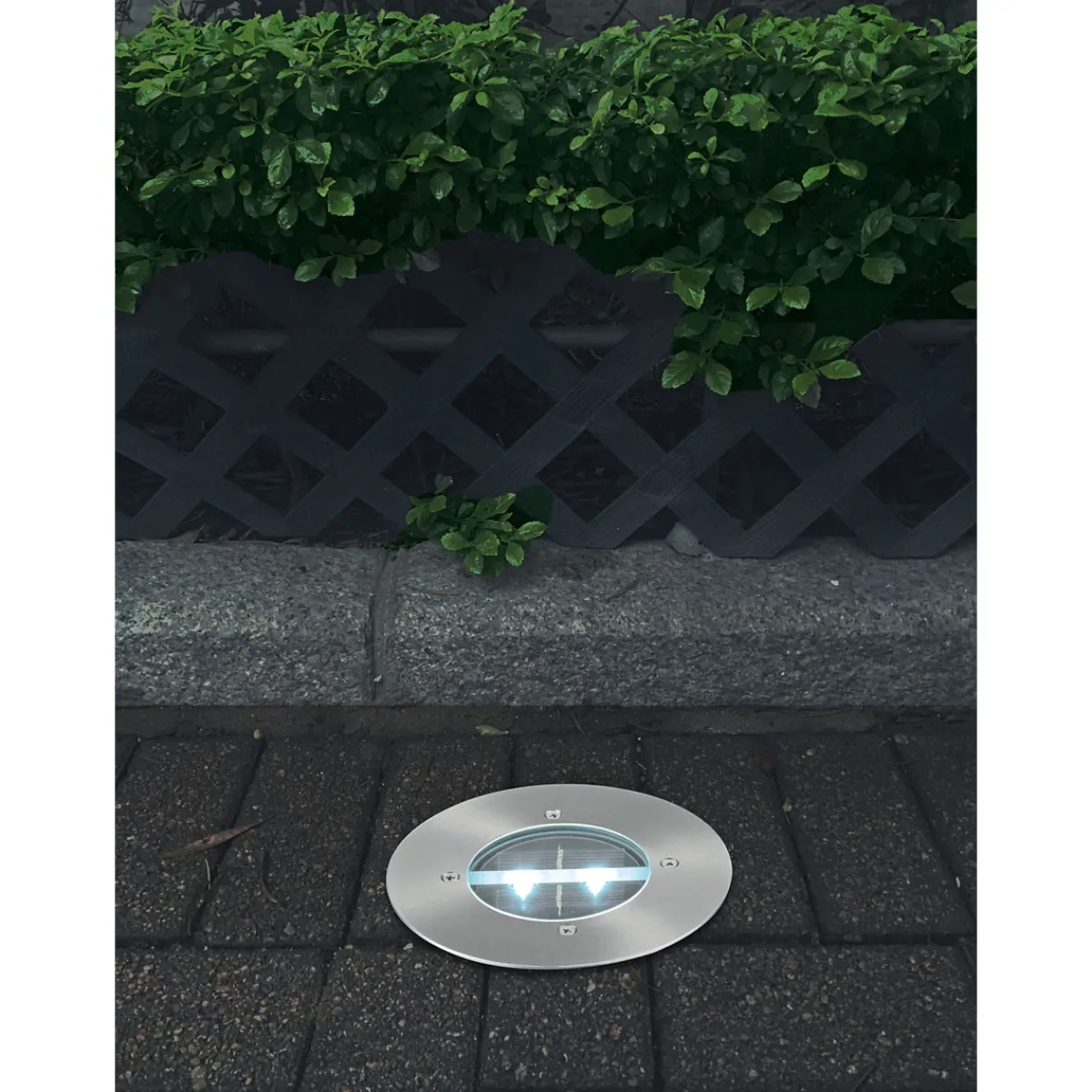 Clearance Flector Garten LED-Solar-Bodeneinbauleuchte rund