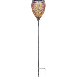 Sale Flector Garten LED-Solar-Fackel Marokko inkl Kupfer-Gold-Effekt