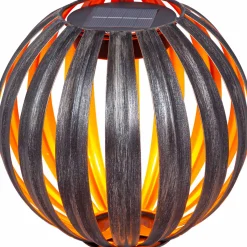 Best Flector Garten LED-Solar-Kugelleuchte Naxos kupfer