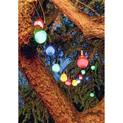 Sale Flector Garten LED-Solar-Partylichterkette bunt