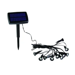 Hot Flector Garten LED-Solar-Spotlichterkette inkl 10 Spots