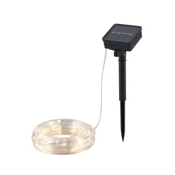 New Flector Garten LED-Solar-Streifen 5 m warmweiß