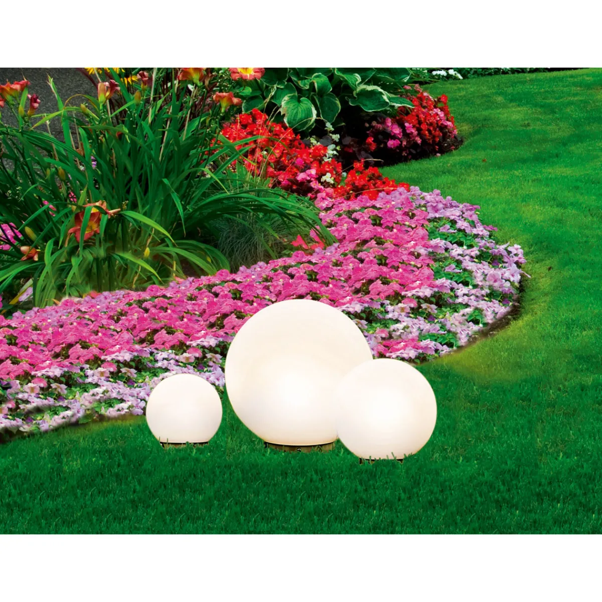 Sale Flector Garten Solar-Kugelleuchte weiß Durchmesser 15 cm