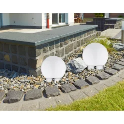 Sale Flector Garten Solar-Kugelleuchte weiß Durchmesser 15 cm