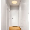Flector LED-Deckenleuchte Clarice mit Kristallrand