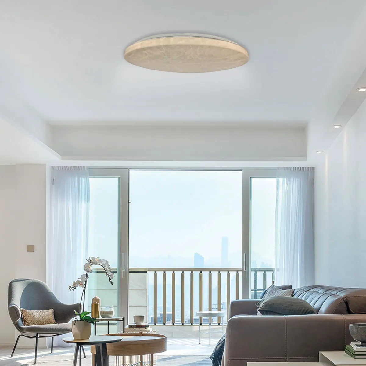 New Flector LED-Deckenleuchte Polarstern dimmbar weiß