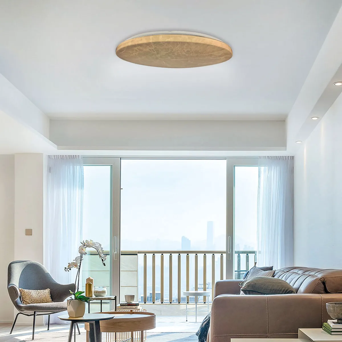 New Flector LED-Deckenleuchte Polarstern dimmbar weiß