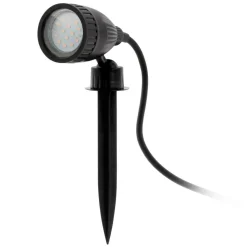 New Flector LED-Outdoorspot mit Erdspiess schwarz 1 x 3W LED GU10