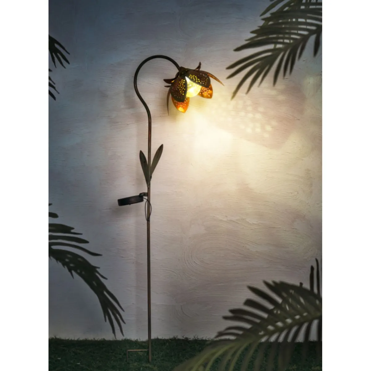 Best Flector LED Solarspieß Vintage Flower