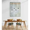 Clearance Flector Pendelleuchte Fleetwood mit Naturholz