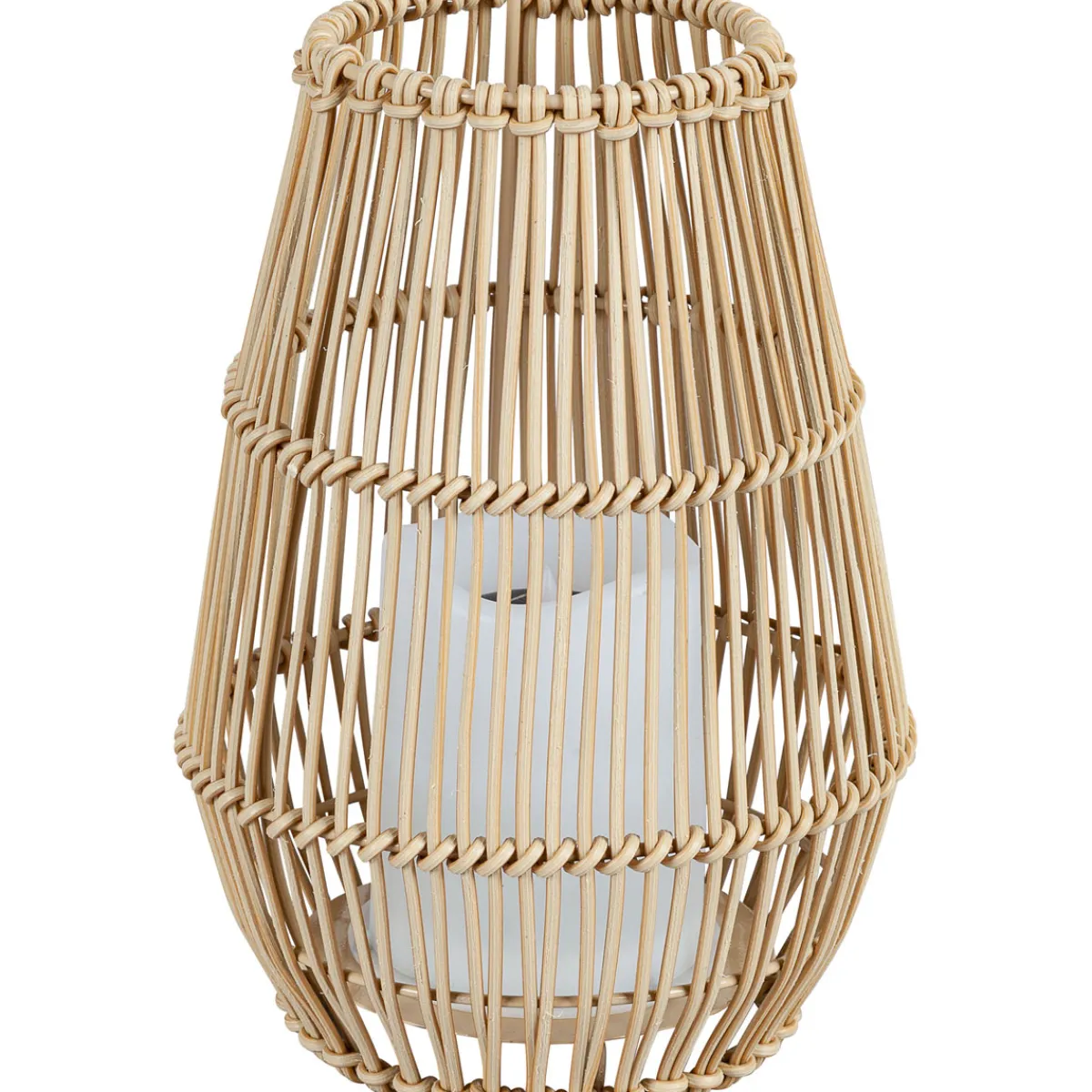 Best Flector Solarlaterne Bamboo Candlelight inkl Flackereffekt