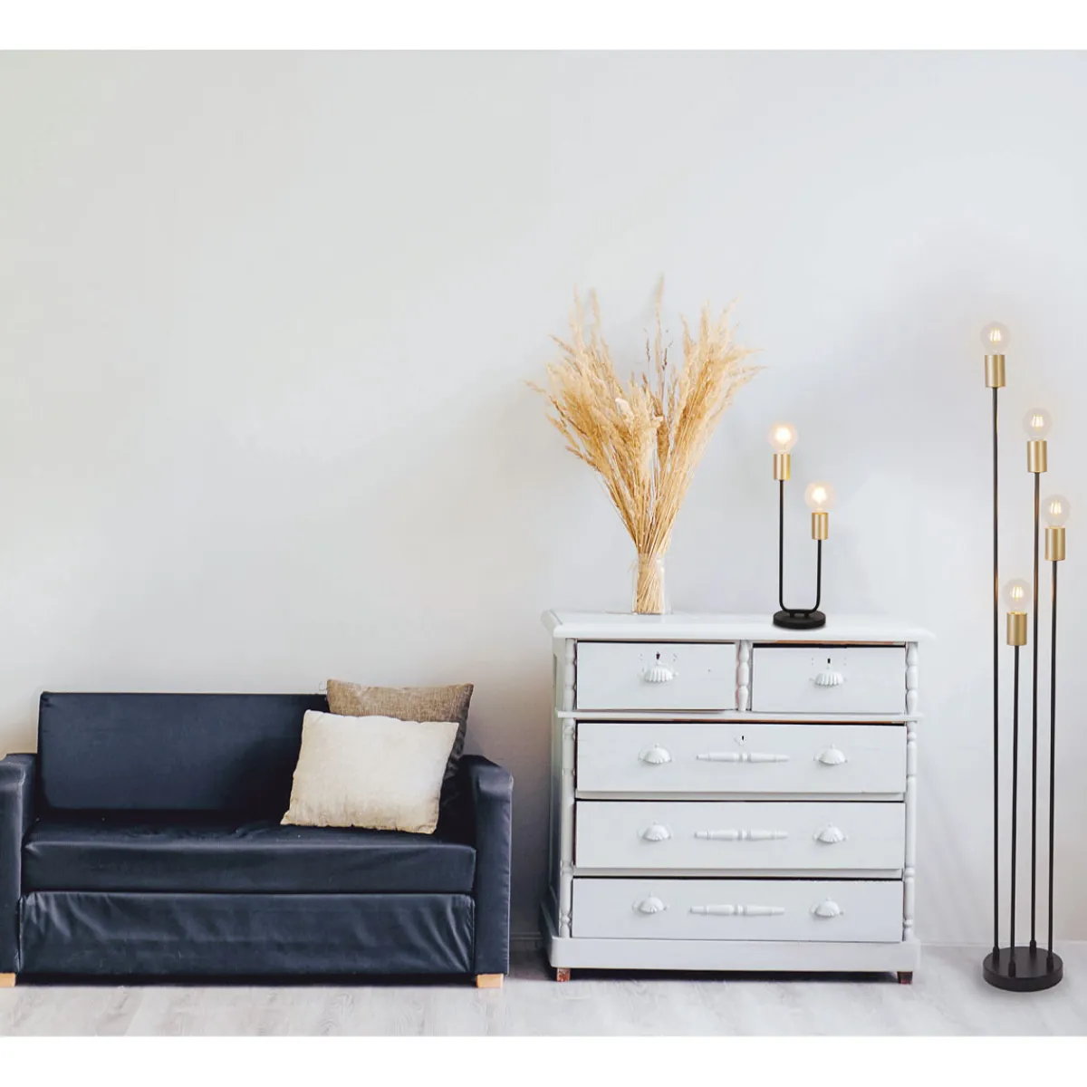 Outlet Flector Stehleuchte Edison Gold