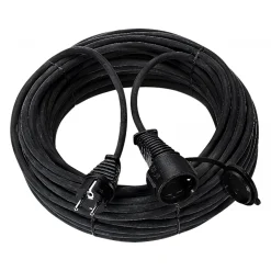 New Flector Technik Gummi-Verlängerung schwarz 10 m