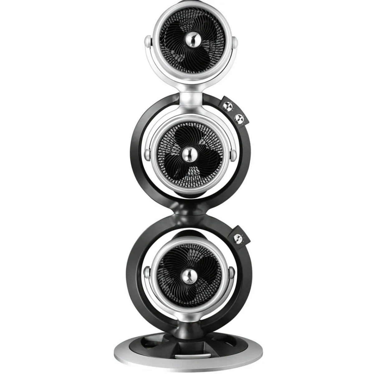 Flector Technik Standventilator Triple schwarz