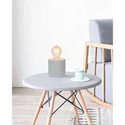 Sale Flector Tischleuchte Cemento 10 x 10 cm rund