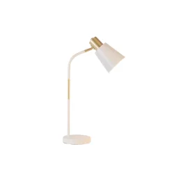 Sale Flector Tischleuchte Cleo HxD 55x12,5cm weiss-goldfuer E27 LM max. 40W