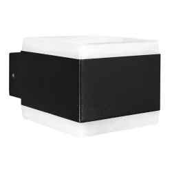 Hot Flector Wandaußenleuchte Cubo anthrazit warmweiß 12W