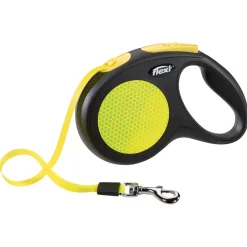 Hot Flexi New Neon Gurt M 5m schwarz/neon