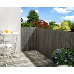 Discount floraworld Sichtschutz Comfort grau 0,9x3 m