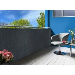 Outlet floraworld Sichtschutz premium+ anthrazit 3,0x0,9 m