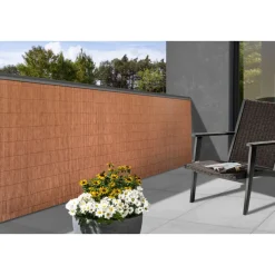 Clearance floraworld Sichtschutz premium+ hellbraun 3,0x0,9 m