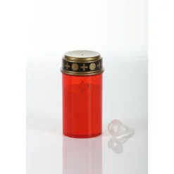 Outlet Flower Power LED Outdoor Grablampe mit Dorn SPINA RED 7 x 13 cm Kunststoff