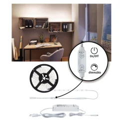 Discount Paulmann FN SimpLED Power Set 5m Neutralweissinkl Dimm/Switch 50W 230/24V DC Ws Kst