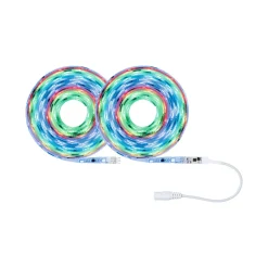 Discount Paulmann FN SimpLED Strip Set 10m Motion RGB 17W230/12V DC Weiss Kunststoff
