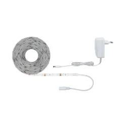 Paulmann FN SimpLED Strip Set 5m Tageslichtweiss17W 230/12V DC Weiss Metall Kst.