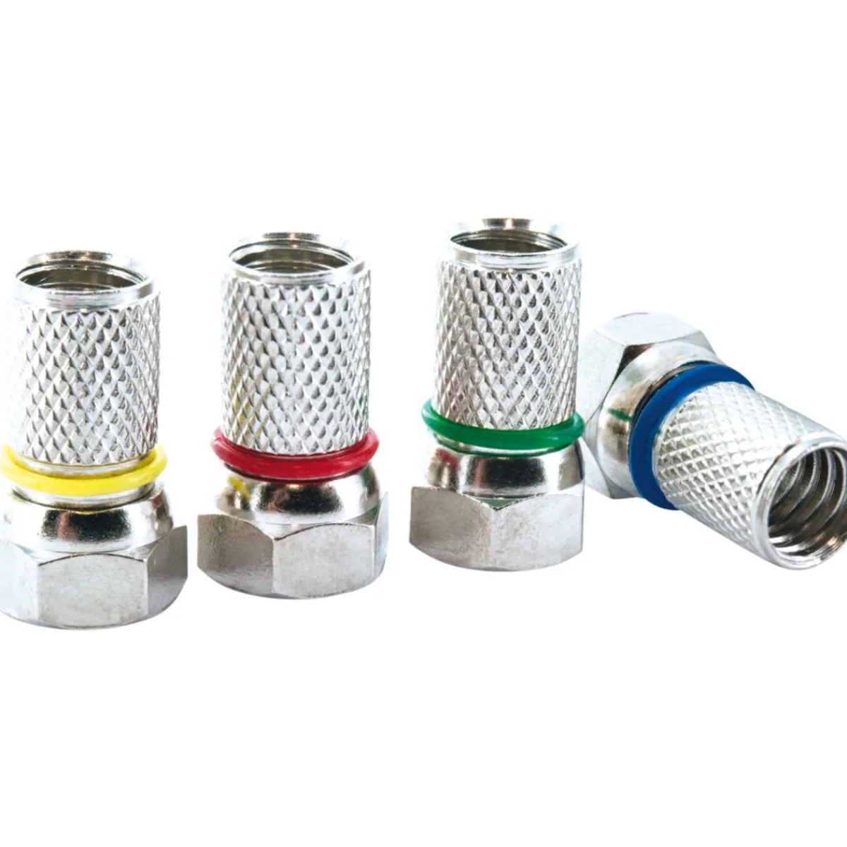 Online Schwaiger F-Stecker 7mm 4Stück Farbringe