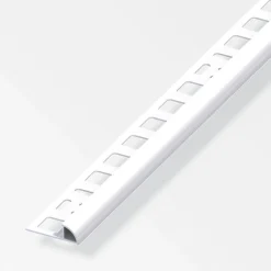 Best Fundamo Viertelkreisprofil 0 mm 2,5m PVC weiß