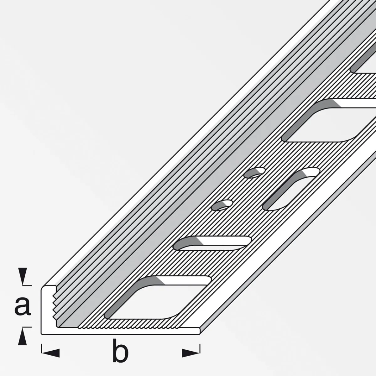 Discount Fundamo Winkelprofil 10 mm 2,5m PVC grau