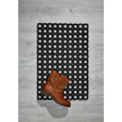 New Fussmatte Gummiring 60x80cm offenschwarz