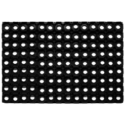 New Fussmatte Gummiring 60x80cm offenschwarz