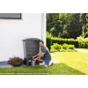 New Garantia Regentonne eckig 300 L graphite grey inkl Deckel und Hahn