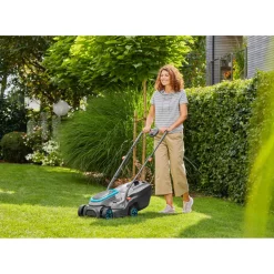 Online Gardena Akku-Rasenmäher PowerMax 32/18V P4A Ready-To-Use Set