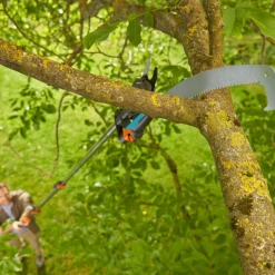 New Gardena Baum- und Strauchschneider StarCut Pro L Set mit Säge und Adapter