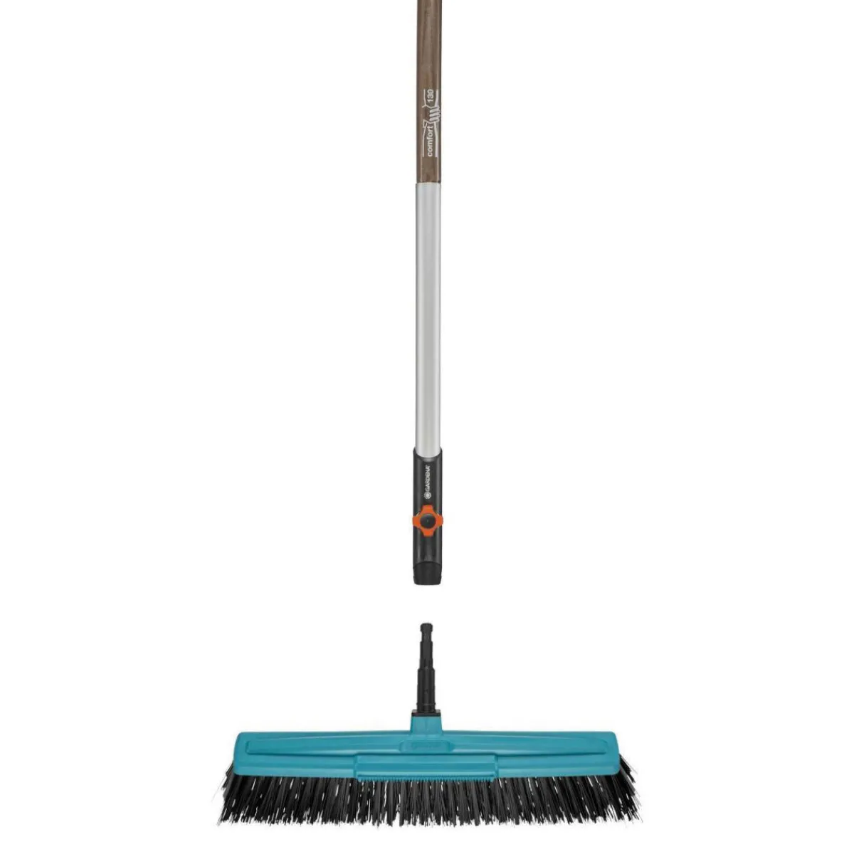 New Gardena Comisystem-Straßenbesen inkl Holzstiel 130 cm