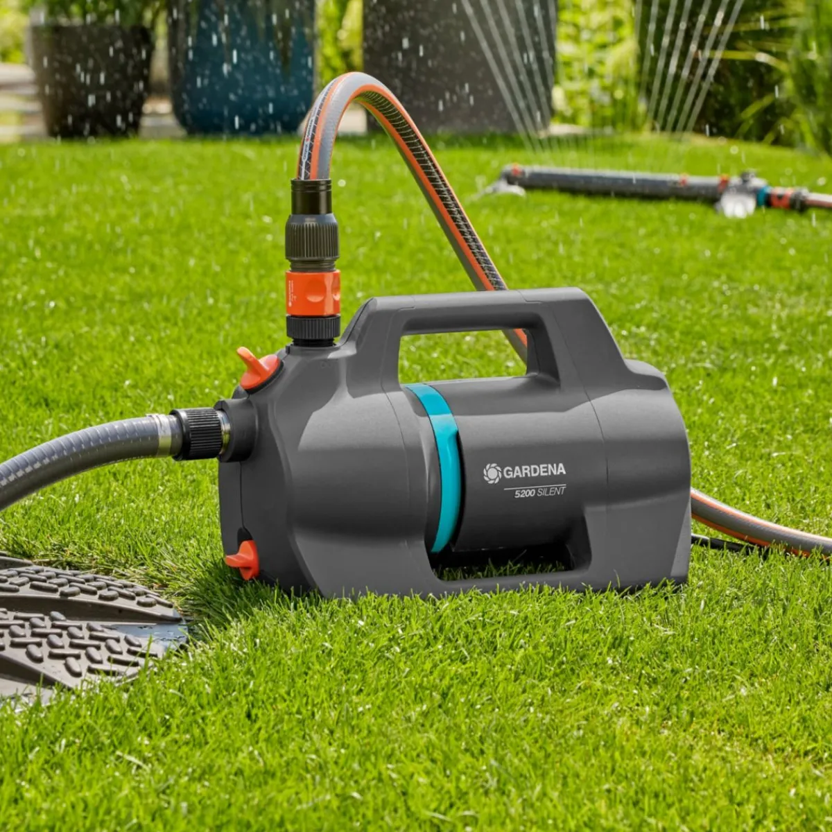 New Gardena Gartenpumpe 5200 Silent