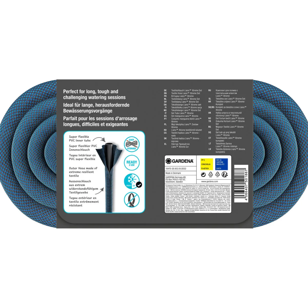 Outlet Gardena Gartenschlauch-Set Liano™ Xtreme 20m