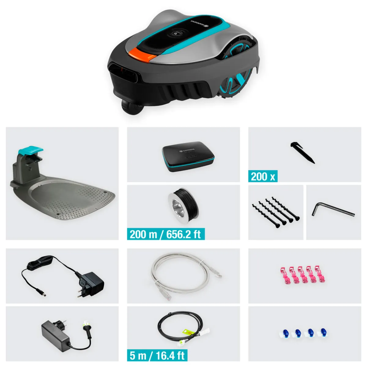 Best Gardena Mähroboter smart Sileno city 600 Set