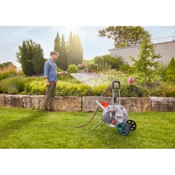 Outlet Gardena Schlauchwagen AquaRoll M Metall