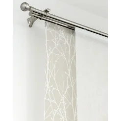 Online Gardinia Gardinenstange Chicago mit Innenlauf Durchmesser 16 mm 160 cm Edelstahl-Optik