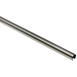 Hot Gardinia Gardinenstange Memphis mit Innenlauf Durchmesser 16 mm 200 cm Edelstahl-Optik